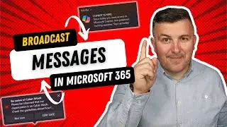 Broadcast messages across organization to Microsoft 365 users