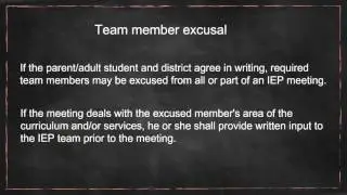 9. IEP Team Members