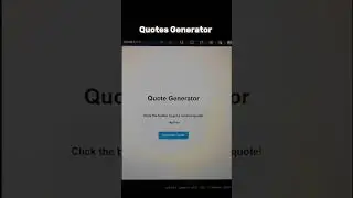 Quotes Generator #shorts #shortsvideos #viral #viralvideo #html #css #javascript