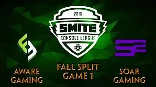 SMITE Console League NA Fall Split Week 7 - Aware Gaming vs. SoaR Gaming (Game 1)