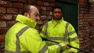 Coronation Street - The Council Come To Clean The Graffiti