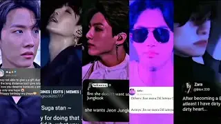 BTS ENGLISH AND HINDI MIX EDITS🥵| BTS FAKE TWEET REELS😍||JANGTAN 💜✨|| #BTS #btsedits #btshindimix ❤️