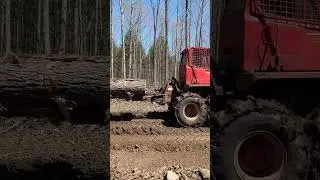 540 Skidder doing what it does best