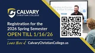 Calvary Church // In The Beginning 🌎 9:00am Service 01/11/2026