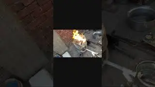 الفيديو ٤ في عملية تجربة صهر معدن النحاس مع مستخلص نبات البنجر الاحمر الشمندر