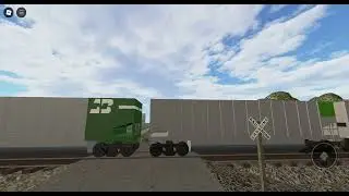 BNSF 742 C44-9W lead NS 732 coal train
