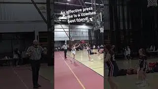 Press Defense! 5 second call! clutch Conant defense! #coaching #press #defense #basketballball