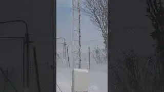 HEXBEAM Antenna in the wind 90km/h