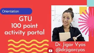 Orientation: GTU 100 point activity portal