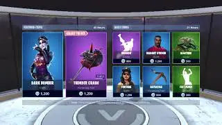 NEW skin dark bomber. ( glider and picaxe to )