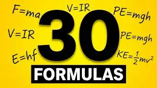 3 Shocking Tricks to Memorize PHYSICS FORMULAS (Plus 30 You Can&rsquo;t Skip)