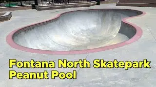 Fontana North Skatepark - Peanut Pool