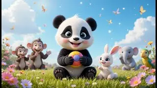 Panda Learns To Share | Kindness Song for Kids | Sing Along With Kids