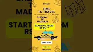 The Cheapest Taxi from Chennai to Madurai #inicabs #initaxi