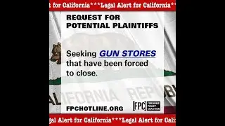Firearms Policy Coalition Looking For Plaintiffs In Several States