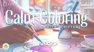 Indeed | Calm Coloring With Scripture | Adult Coloring ☕