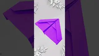 B2 BOMBER PAPER AIRPLANE: How to Make the Perfect Bomber Paper Airplane - Instructions #shortsfeed