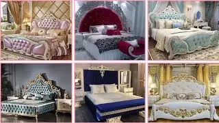 letter modern alternate carved bed designing