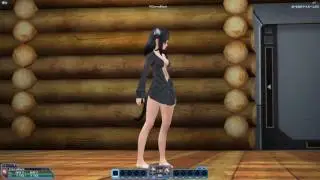PSO2 ロビーアクション 247「ハグ」