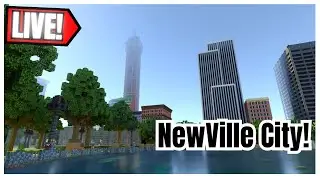 Building Minecraft City in NewVille S2 (Ep46) #ep46  #minecraft #minecraftcity