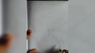 Tutorial of Drawing of Kite part-1 #drawing #bird #art 