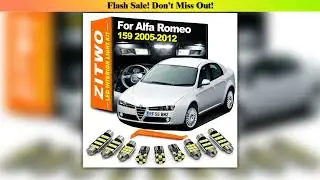 Hands-on 16Pcs LED Bulbs Interior Dome Map Reading Trunk Light Kit For Alfa Romeo 159 2005 2006 200