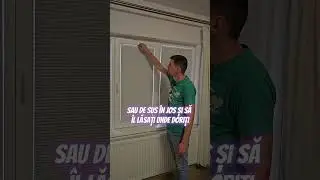 Jaluzele tip plisse black-out cu folie de aluminiu și montaj &icirc;ntre bagheta.