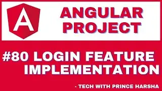 80. Angular Project Tutorial - Implementing Login User Feature