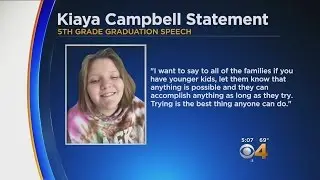 Kiaya Campbell's Family Releases Statement