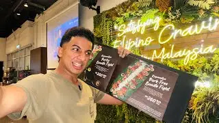 I TRY FILIPINO FOOD IN MALAYSIA ! BBQ NON-HALAL VLOG