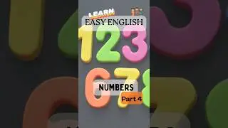 🔢 Easy English Numbers pt. 4🔢 | Learn English for Beginners #esl 🇺🇸