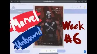 Crossbones Marvel Unbound 2022 Week 6 Pack Opening Upper Deck e-Pack UD comic card art by fred.ian