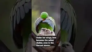 Under her wings, love becomes the safest  #femalehero ,#motherslove #mothernature #mother