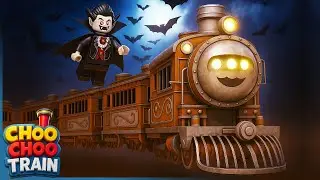 🚓 Police vs Thief vs Vampire Train | Magical Flying Train for Kids | Choo Choo Train