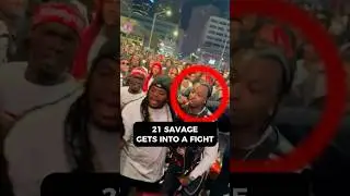 21 Savage gets into a fight #21savage #shorts
