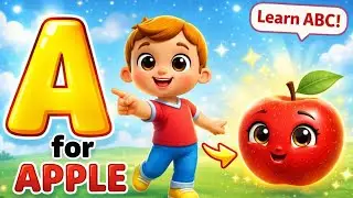 A for Apple 🍎 | ABCD Alphabet Song for Kids | Learn English Letters.🧚🤹.  ए बी सी डी सोंग फोर किड्स 