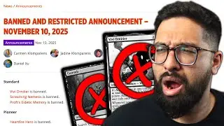 Vivi Banned In Standard, Modern Untouched, & Pioneer Is Forgetten | November 10, 2025 B&R Discussion