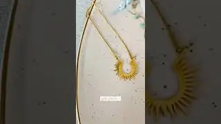 Not just gold, these pieces are tarnish resistant and made to last #daintygoldnecklace