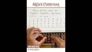 Abacus Activity sheet - 34 | -6=-10+4  Negative components | Big friends
