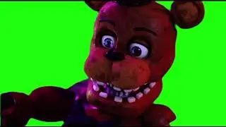 Dancing Freddy green screen @WickedMakers