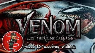 🎨ART NO 1 🕷 | CARNAGE VS VENOM | YOUR PASSION | STEP BY STEP | 🕷