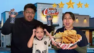 TRYING RAISING CANES FOR THE FIRST TIME EVER!!! *very delicious*