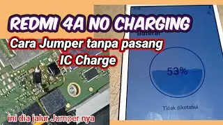 Redmi 4A No Charging | Cara Jumper tanpa pasang IC Charge