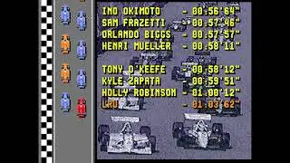 Mario Andretti Racing (Mega Drive, NTSC-U). Indy Car. USA Raceway. Time: 6:35.14. Lap: 1:02.52 #sega
