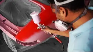 ¡Pintando Un Porsche 911 Clásico!