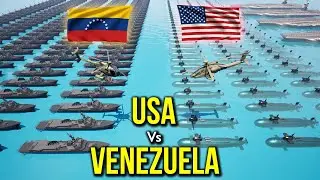 USA vs Venezuela 😱 - Comparaci&oacute;n de poder militar  🎖️✈️