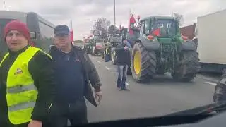 warsawrescue alarmowo 🚑 vs protest rolników 🚜