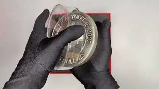 9 Sons of the Dragon King 龍生九子 5 oz Pure Silver Collectible Coin   Unboxing