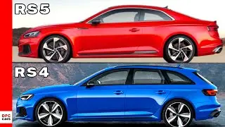 2018 Audi RS5 vs 2018 Audi RS4 Avant Launch Control & Acceleration