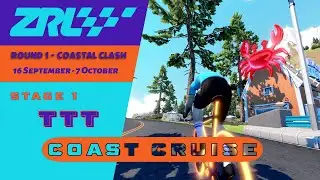 Zwift - // ZRL 25 - 26 // R1 -1 - TTT: Coast Cruise
